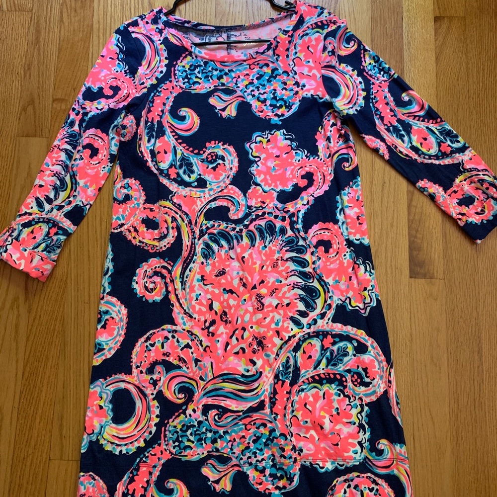 Lily Pulitzer dress with 3/4 sleeves